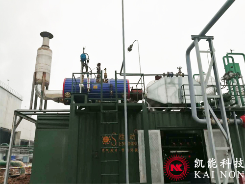 發(fā)電機(jī)組余熱鍋爐余熱回收項(xiàng)目現(xiàn)場