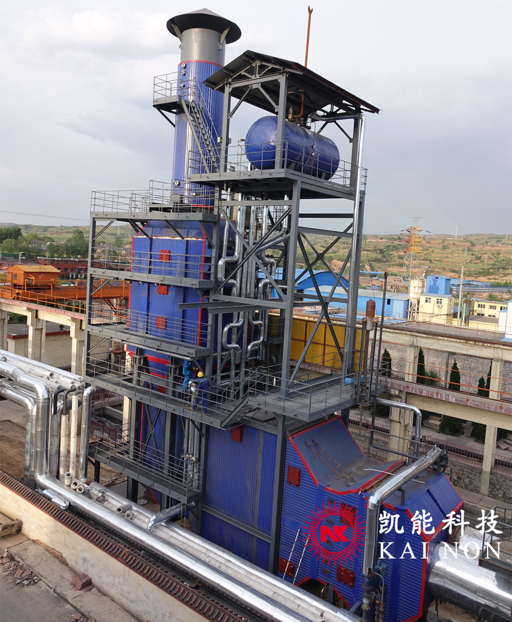 發(fā)電機(jī)組余熱鍋爐項目現(xiàn)場