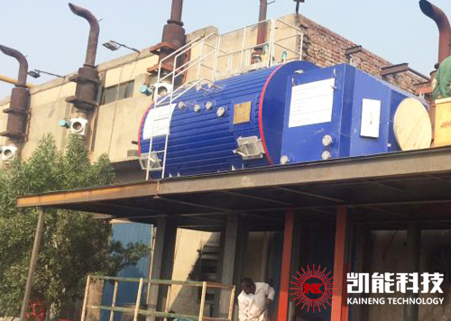 發(fā)電機(jī)組余熱蒸汽鍋爐項目現(xiàn)場